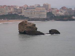 Biarritz, verlassenes Touri-Zentrum