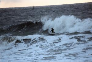 Big Wave chargen auf Norderney
