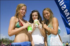 Die M�dels vom Strand
