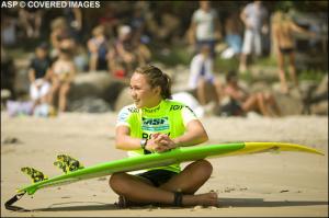 Carissa Moore vor dem Heat