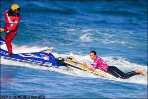Layne Beachley nimmt den Lift