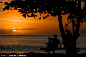 Teahupoo Sunset