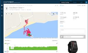 Garmin Surf Tracker Output